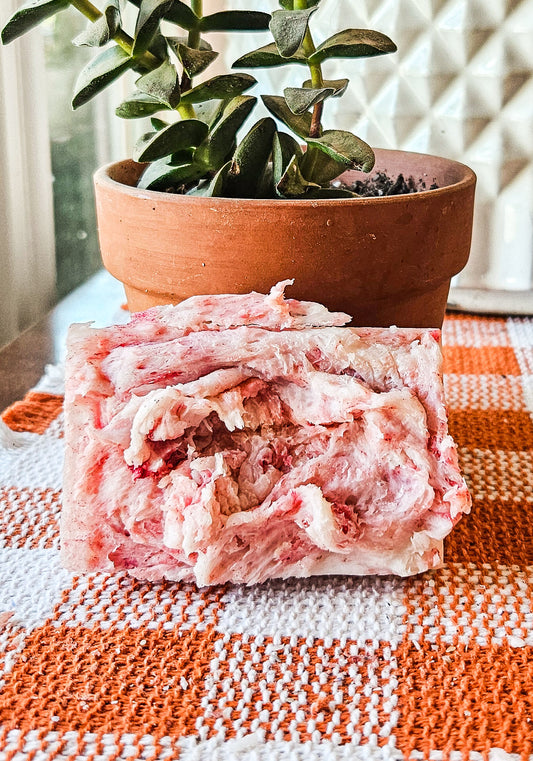 LIMITED EDITION Candy Cane Lard Based Soap