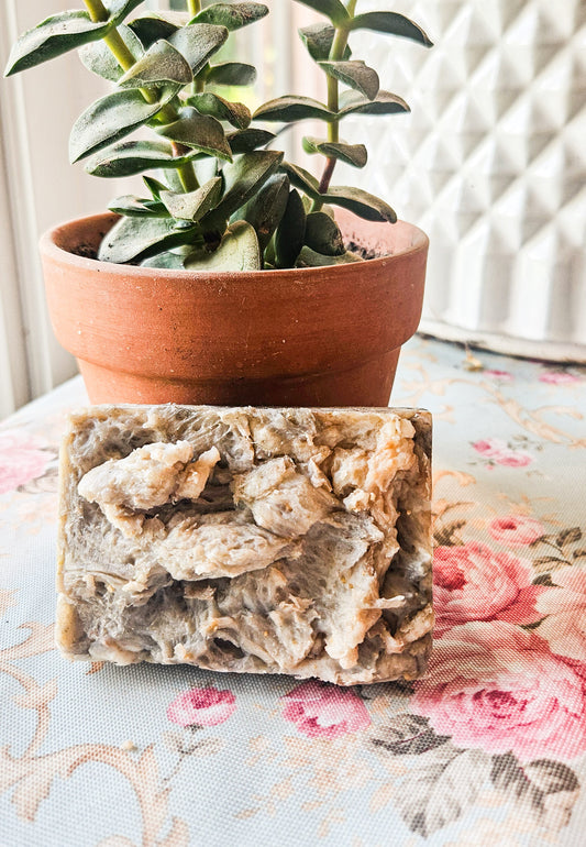 Oatmeal, Milk, and Honey Lard Based Soap