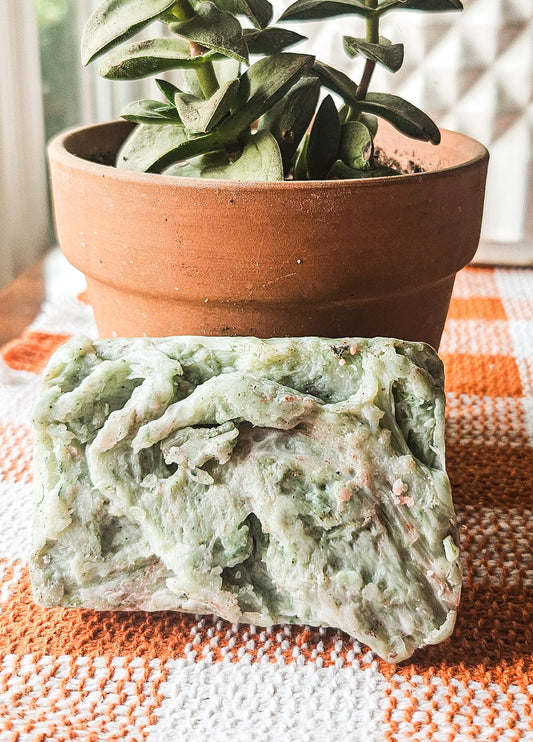Basil Nectarine Lard Based Soap