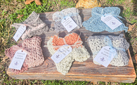 Handmade Cotton Washcloths