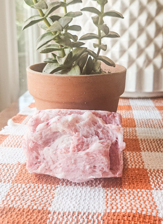 Peach Cilantro Lard Based Soap